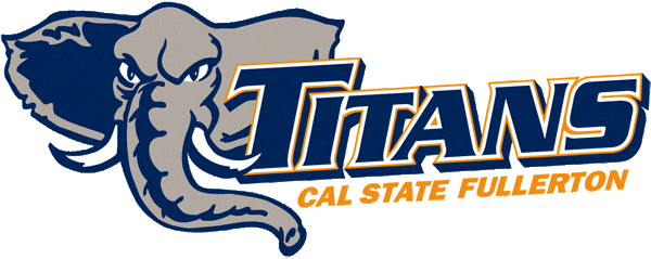 Cal State Fullerton Titans 2000-2009 Primary Logo heat sticker